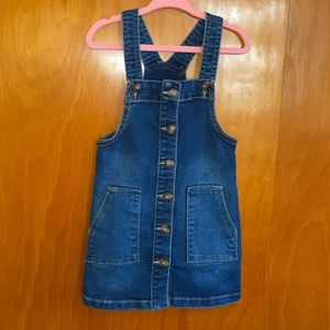 Wonder Nation Denim Jumper Dress